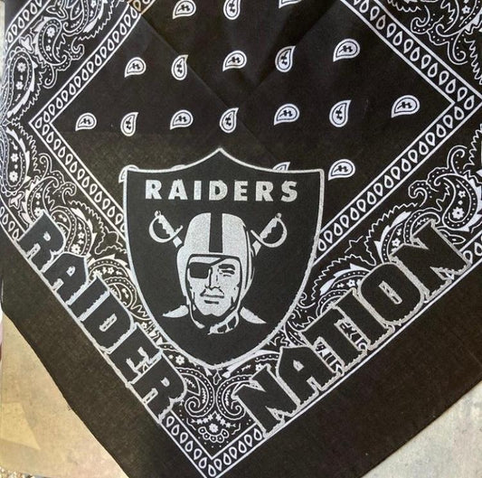 Raider Nation bandana (Black)