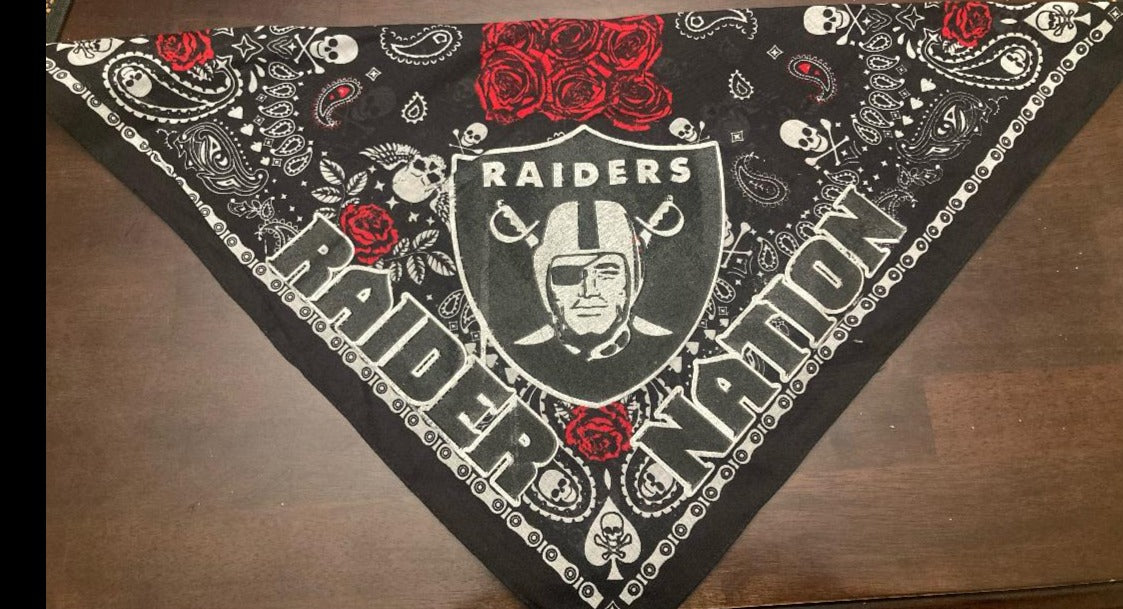 Red Rose and skull Bandana